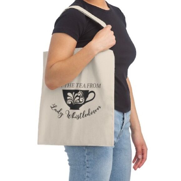 Bridgerton Lady Whistledown Tote - Picture 2 of 3